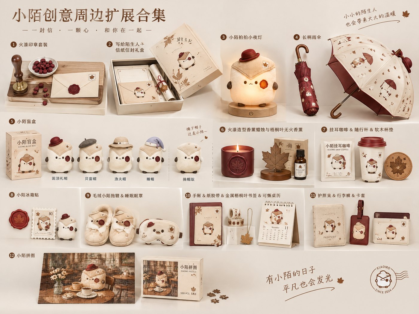 小陌创意周边扩展 十二类